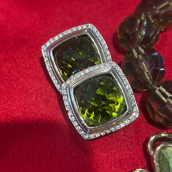 Dalsheim Green Bead Earrings & Jewelry 5 - LOT - Picture 2 of 11